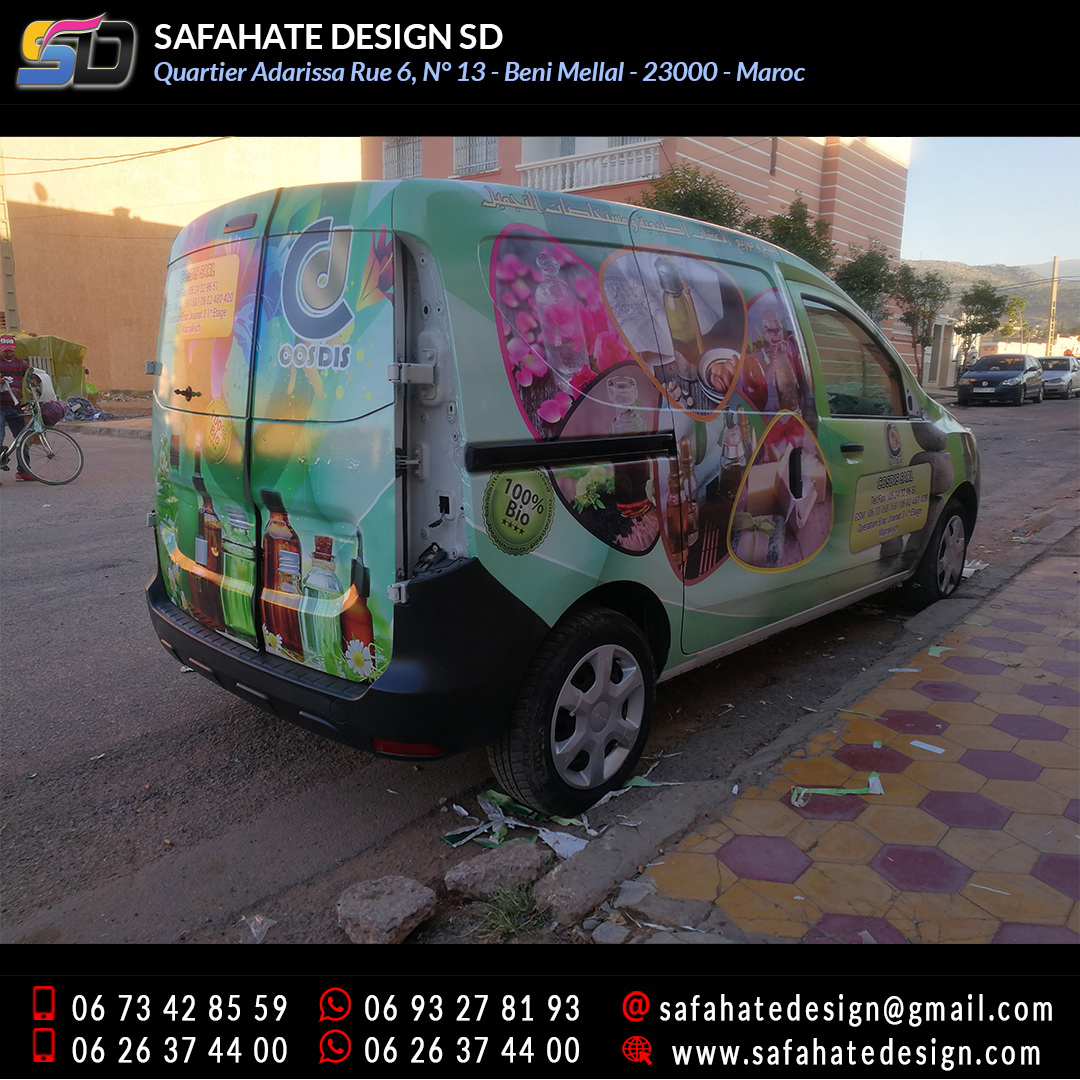 Habillage vehicule vinyl adhésif imprimerie safahate design beni mellal (22)